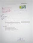 Décharge de la demande d'obtention de l'autorisation d'exportation des produits miniers